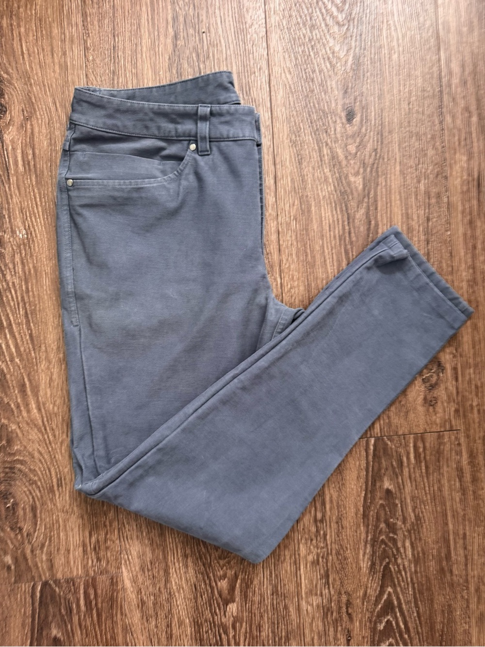 Men’s lululemon ABC Slim pant in Iron Blue